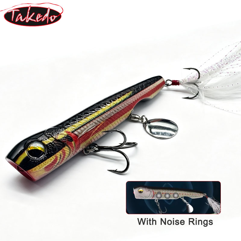 TAKEDO 10G Top Water Popper Fi - Fishing Hook Treble 评论和价格
