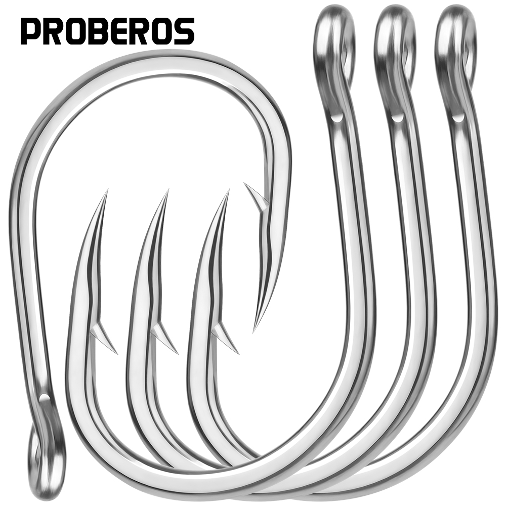 PROBEROS 10pcs/lot Fishing Hoo - Fishing Hook Assortment 评论和价格