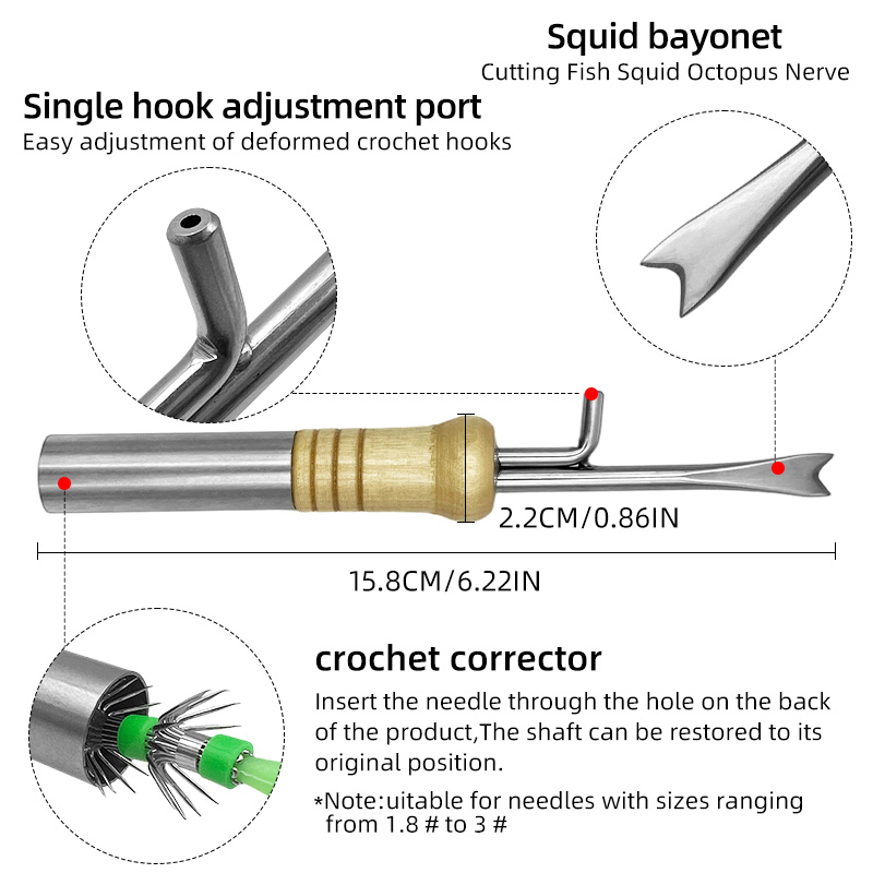 ShareShark Multifunctional Squ - Fishing Hook Stainless Steel 评论和价格